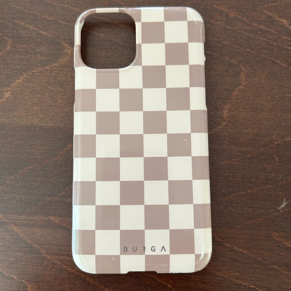 Burga Checkerboard iPhone Case